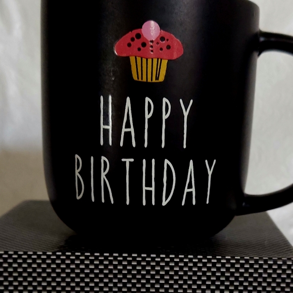Happy Birthday blk coffee mug ,cupcake - Picture 3 of 3